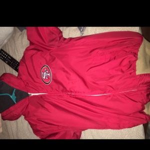 49ers football double sided jacket